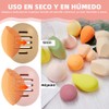 2 Soporte para Esponja de Maquillaje, Estuche Esponja de Maquillaje