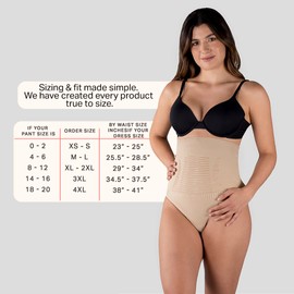 MISTY PHASES Calzones de silicona para cicatrices y estrías, para recuperación posparto, Negro -, M-L