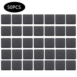 50Pcs End Cap Cover Black Plastic Fasteners for 2020/3030/4040  Standard Aluminum Profiles