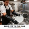 ThxToms Heavy Duty Rubber Gloves, Industrial Chemical Resistant Gloves Waterproof