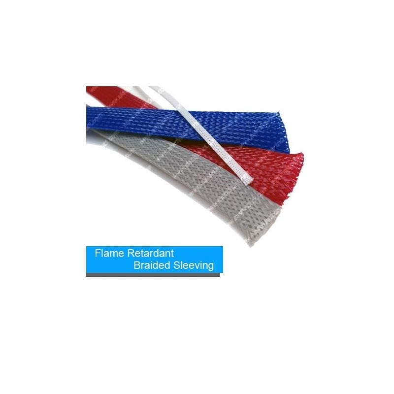 Electriduct 3/4" PET Expandable Braid Sleeving Flame Retardant Flexible Wire