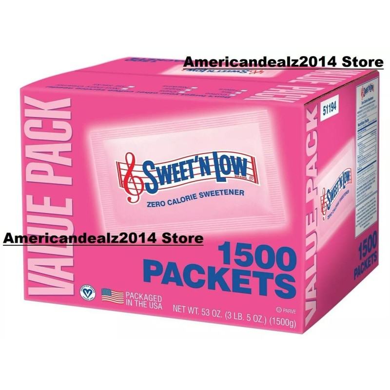 Sweet'N Low (1,500 ct.), SEALED ITEM!! 1500 Packets!!! FRESH NEW
