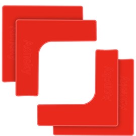 Aoneky Portable Pickleball Court Line Markers Kit - Outdoor Driveway Pickleball Court Boundary Throw Down Markers - Lines Marking Set