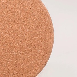 Cork Costers Set of 6, Table Mats for Table Hot Pot, Non Slip Thick Cork Trivet for Coffee, Tea, Kettles, Pots, Pans, and Plants 7.5inch