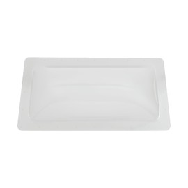 ZAWAYINE RV Skylight Outer Dome,18"x 34" RV Skylight Replacement Bundle,Universal Outer Skylight,Shower Skylight for Camper Trailer, Fifth Wheel, Motorhome, Truck (Smoky, 18" x 34")