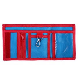 RFID Blocking Wallet for Kids/Slim Cartoon Wallet with Zippered Pocket/Trifold Canvas Outdoor Sports Wallet, Truck