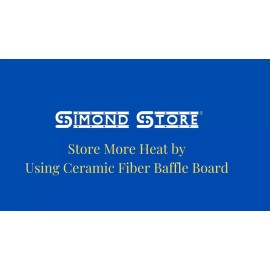 Simond Store Ceramic Fiber Insulation Board, 2300f, 1 Inch X 15 Inch X 24 Inch, - Pack of 2
