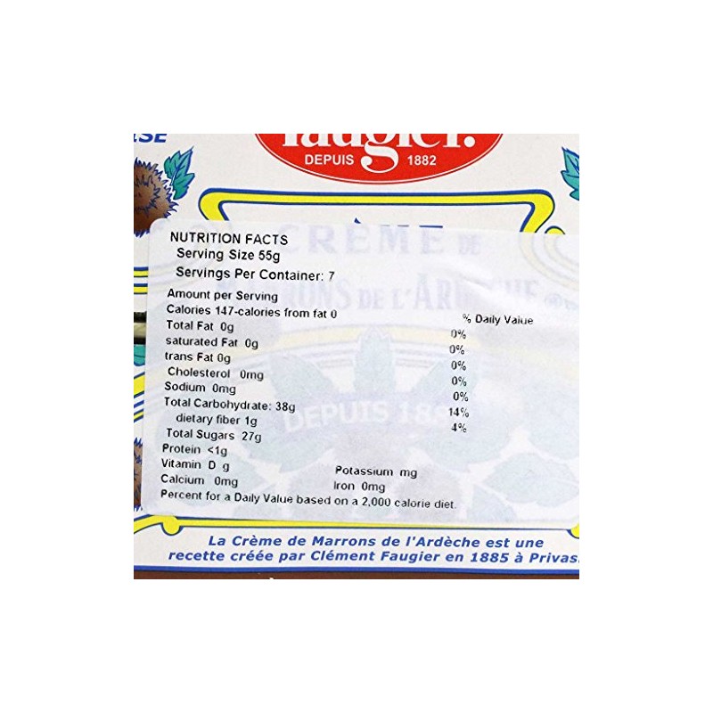 Clement Faugier - Gourmet Chestnut Spread from France, 4-PACK