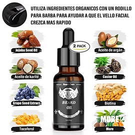 12 en 1 Barba Kit Cuidado, Con Crecimiento de Barba Rodillo, Shampoo Barba, Peine Barba, Cepillo Barba, Aceite Barba, Balsamo Barba, Navaja de Afeitar