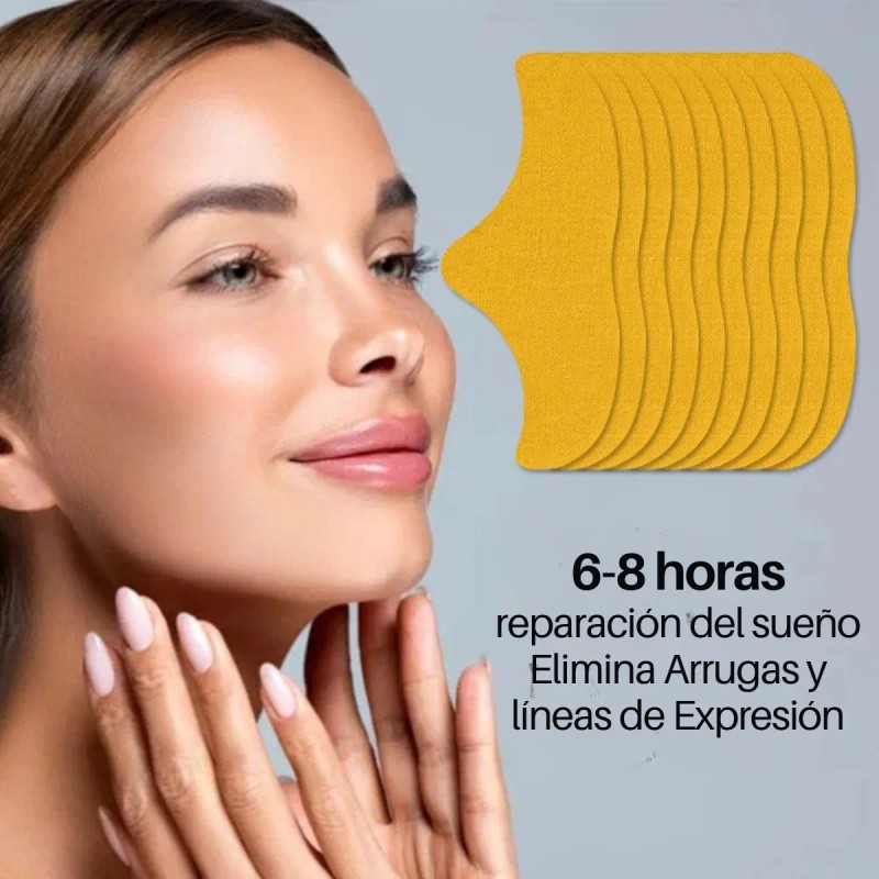 🔥 Parches antiarrugas frente 30pz universo en línea hidratante Vitaminas