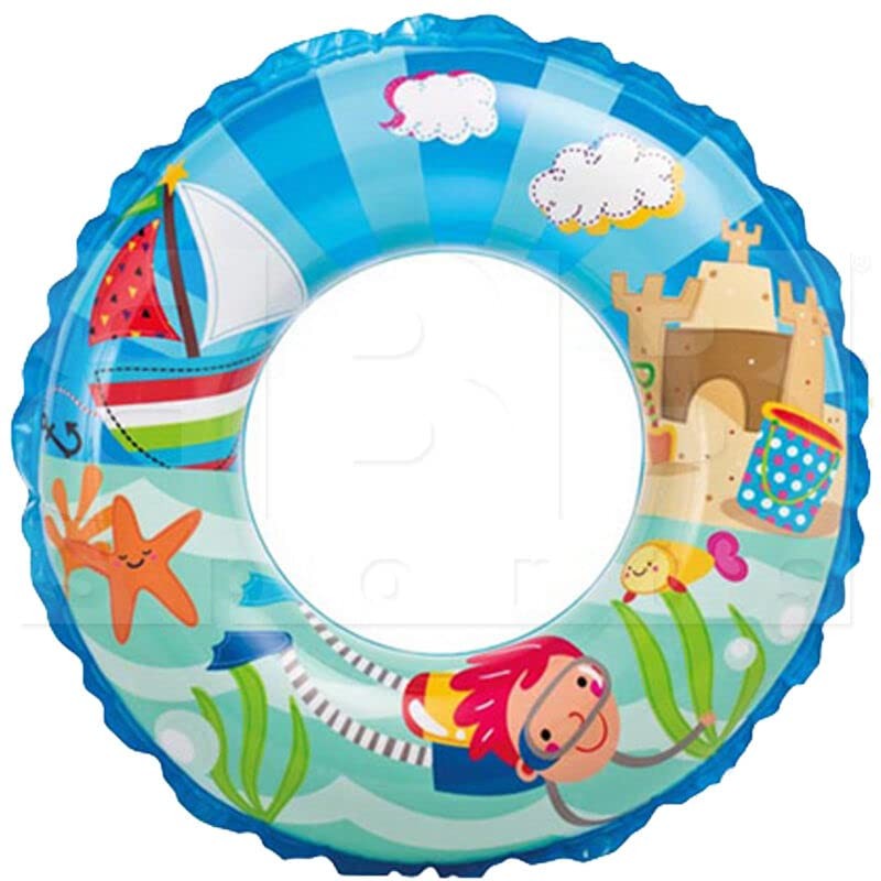 Intex 24" Inflatable Transparent Ring Swim Tube #59242 - Color