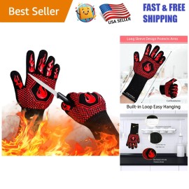 Versatile 1472°F Heat Resistant Gloves - Essential for BBQ, Cooking & Baking