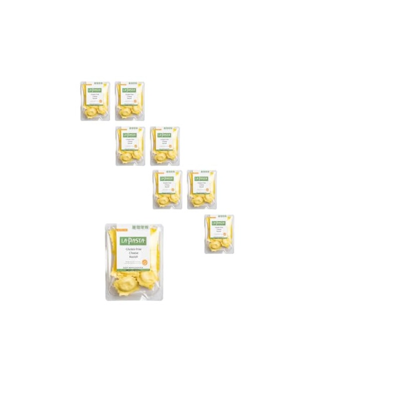 La Pasta Gluten Free Cheese Ravioli, 9 oz, 8 Pack