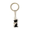 ARZER Key Ring Cat with Sparkling Stones – Black for
