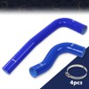 PIT66 Silicone Radiator Hose Kit Compatible with 2003-2010 Dodge Ram