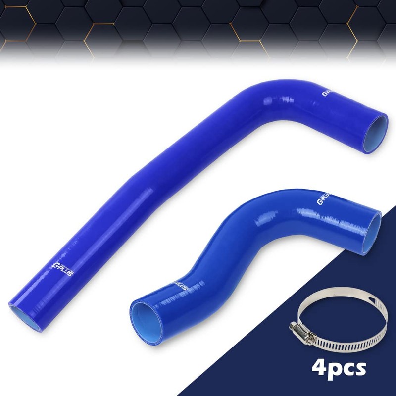 PIT66 Silicone Radiator Hose Kit Compatible with 2003-2010 Dodge Ram