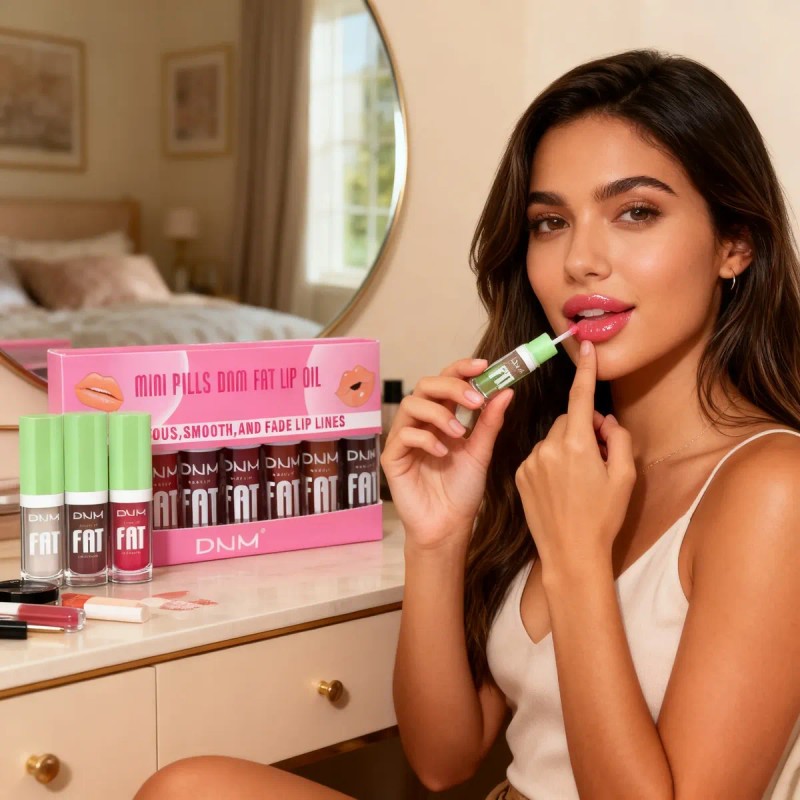 Set De 8 Aceites Para Labios Lip Glow Oil Gloss