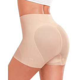 Buensam Nude Shorts Butt Lifting Panties for Women, Body Shaper Shorts Shapewear Tummy Control, Slip shorts for Under Dresses, Preventing Rolled Hems