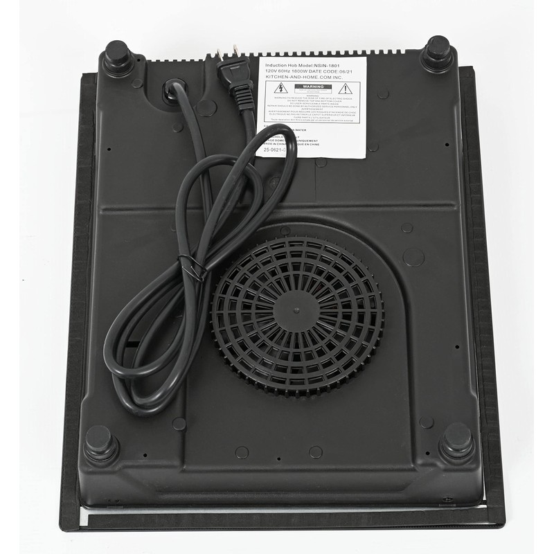 K&H Single Portable Burner Built-in Induction Electric Stove Top Sensor