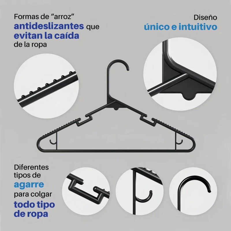 Ganchos Art-Hoof M12212 para playeras pack de 100 unidades color
