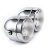 BENEALL Motorcycle Headlight Assembly Halogens Double Front Head light with