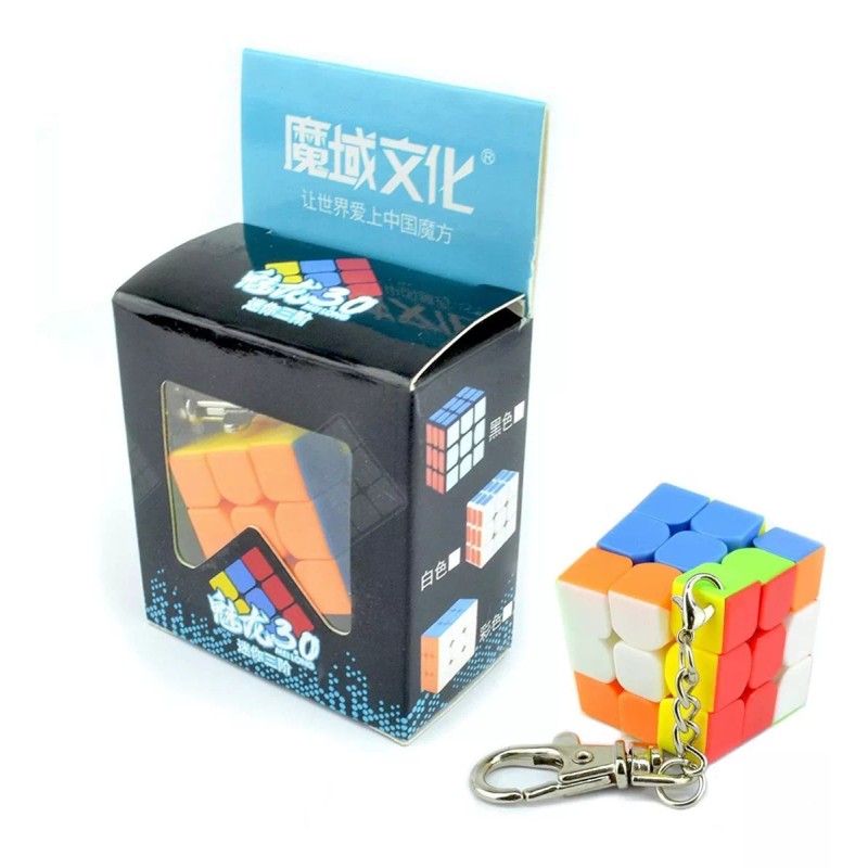 LA FABRICA DEL JUEGO Llavero Cubo Magico 3x3 3cm Destreza
