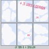 MacDecal.de Clouds Set of 16 Large Cloud Wall Stickers, Wall
