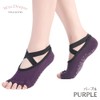 Win.Deeper Women's Yoga Socks, 5 Toe Socks, No Instep, Non-Slip,