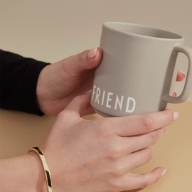 Design Letters Coffee Mug Porcelain Grey Friend Decorative Coffee Mug Personalised Gifts Wedding Gift Beautiful Cups Mug with Saying Favourite Person Mug 250 ml