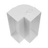 Vent Systems 204 x 60mm Rectangular 90° Duct Connector -