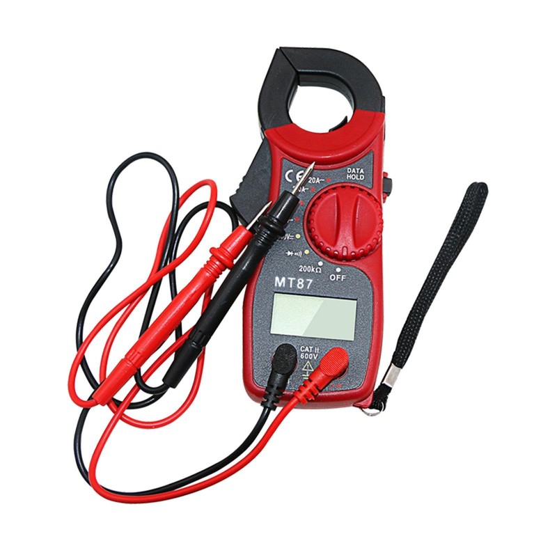 Milageto Digital Clamp Meter Multimeter Tester DC Multimeter Portable Practical