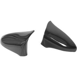 GOTOTOP Tapas de Espejo Retrovisor Estilo Fibra de Carbono Tapas de Cubierta de Espejo ABS 2PCS Protector contra Rayones Fácil Instalación para IS200 IS250 IS300 IS350 2014 2020 Conducción Diaria