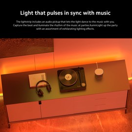 Xiaomi Smart Lightstrip (2m/6.6ft), Compatible with Alexa, Google Assistant, Apple Homekit Home App, WiFi Compatible, Music sync | Dynamic Ambient Lighting | Custom dimming | Smart-Linking