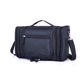 Avigo Bags X-Large Hanging Toiletry/Cosmetic Bag | 500D Polyester | (Black)