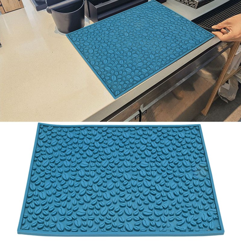 Non Slip Cup Mat Coffee Bean Design Desktop Bar Counter