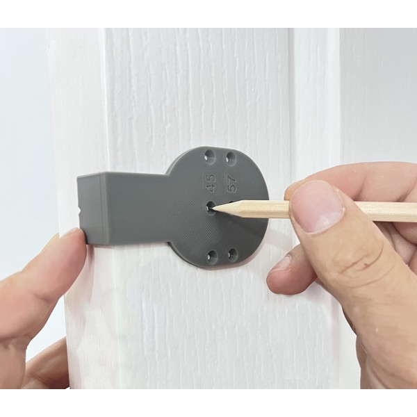 Door Jig Marking Template for a 45mm or 57mm Door