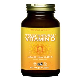 HEALTHFORCE SUPERFOODS Truly Natural Vitamin D - 60 Vegan Capsules