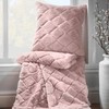 Catherine Lansfield Cosy Diamond 137x170cm Blush Pink
