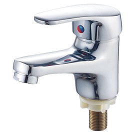 Single Cold Faucet Explosion Proof Corrosion Resistant Soft Watering Bathroom Water Tap Replacement