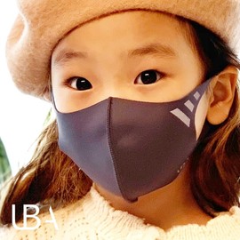 AeroSilver Fabric 3D Fashion Mask, Made in Korea Ships Today Purple (No Logo)/XS 5ea