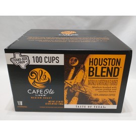Cafe Ole Houston Blend single serve pods 100 count