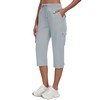 MoFiz Cargo Capris for Women Lightweight Hiking Pants Stretch Elastic