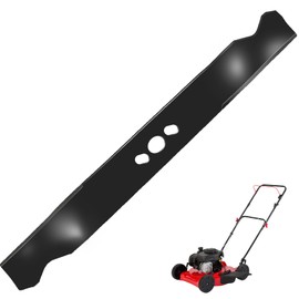 2105300125A Lawnmower Blade Replacement Blade with Oval Compatible with Hyper Tough Push Mower Parts for MNA152505, 152701, 152516 - 20" Lawn Mower 101000001 Blade, Replace Parts 212-9903, 355-101