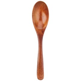 Pearl Metal B-1722 Fan Took Wooden Spoon, Brown, Width 1.4 x Total Length 6.5 inches (3.5 x 16.5 cm), Brown