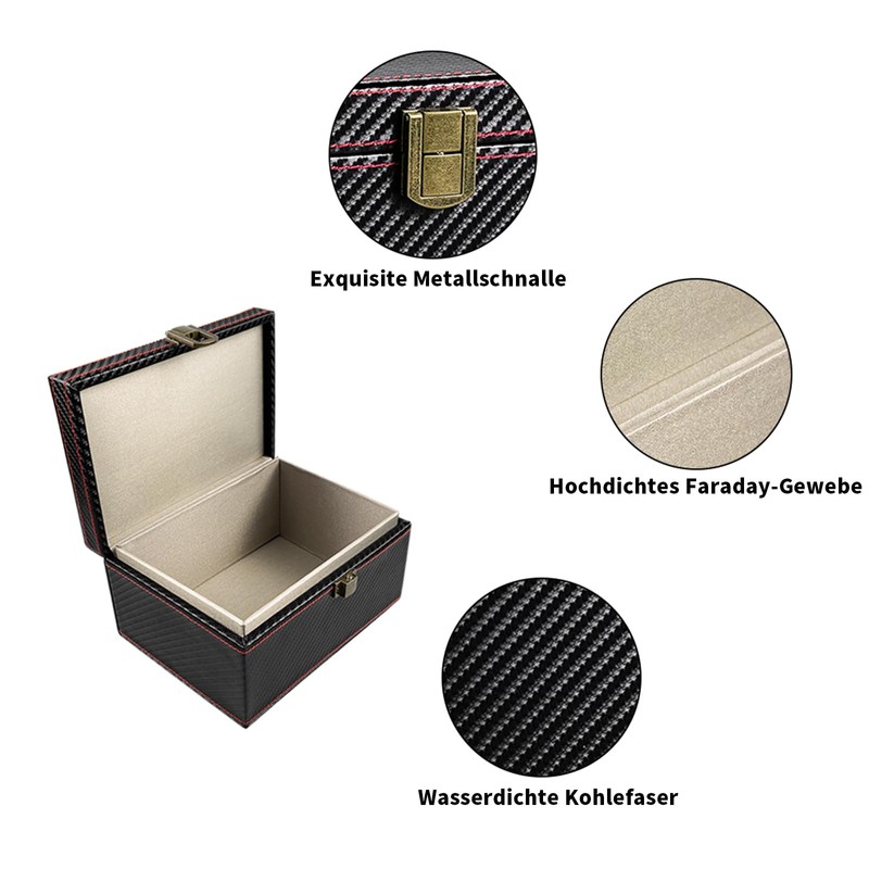 FOVNOT Faraday Box for Car Keys, Faraday Key Pendant Protection