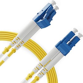 LC to LC Fiber Patch Cable Single Mode Duplex - 1m (3.28ft) - 9/125um OS1 LSZH - Beyondtech PureOptics Cable Series
