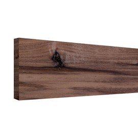 0.25 in. D x 1.5 in. W x 48 in. L Unfinished Rustic Walnut Wood Board