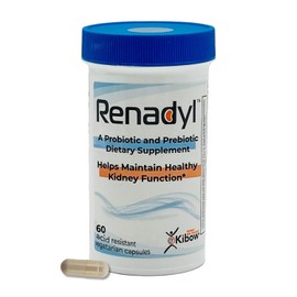 Renadyl (formerly named Kibow Biotics) for Kidney Health (60 Caps  One month supply) Brand Kibow Biotech by Kibow Biotech                             