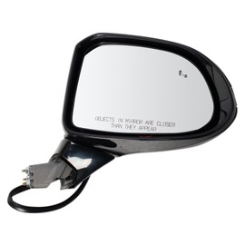 TRQ Right Mirror with Heat with Housing Turn Signal Passenger Side Compatible with 2019-2020 Hyundai Santa Fe HY1321264