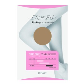 Piedo FreeFit Relaxed Pantyhose, Large Size (L, LL, 3L, 4L, 5L, 6L, 7L, 8L, 9L, 10L) -
